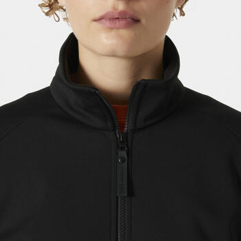 Helly Hansen džemperis 72381_990-S, S, melns, 260 g/m², YKK rāvējslēdzējs, krūšu kabata, roku kabatas, elastīgas piedurkņu malas (72381_990-S)