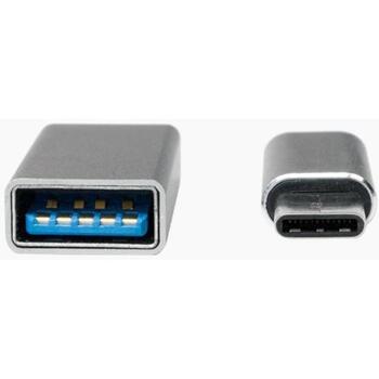 Logilink USB адаптер AU0040, USB 3.1 C на USB 3.0 A, Micro USB 2.0, 2 шт, алюминий, Plug and Play (AU0040)