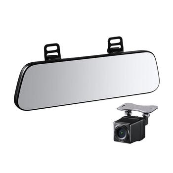 70MAI S500 Rearview Dashcam aizmugurējā skata videoreģistrators-spogulis ar 9.35″ IPS skārienekrānu 3K HDR (2592×1944 @30 fps) priekšējā kamera Sony STARVIS 2 IMX675, dubults režīms priekšā/aizmugurē (1080p) ~138° redzes leņķis GPS/G-Sensor/parkošanās uzr