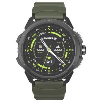 Hammer умные часы Watch 2 SMA003047, 1.5-дюймовый AMOLED 466x466, 530 мАч, 15 дней, 5 ATM, GPS, Bluetooth 5.3, военная версия (SMA003047)
