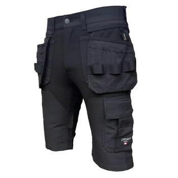 Pesso Titan Flexpro šorti KB125P_C56, C56, 320g/m², Cordura®, 4-virzienu staipīgs, pelēki (KB125P_C56)
