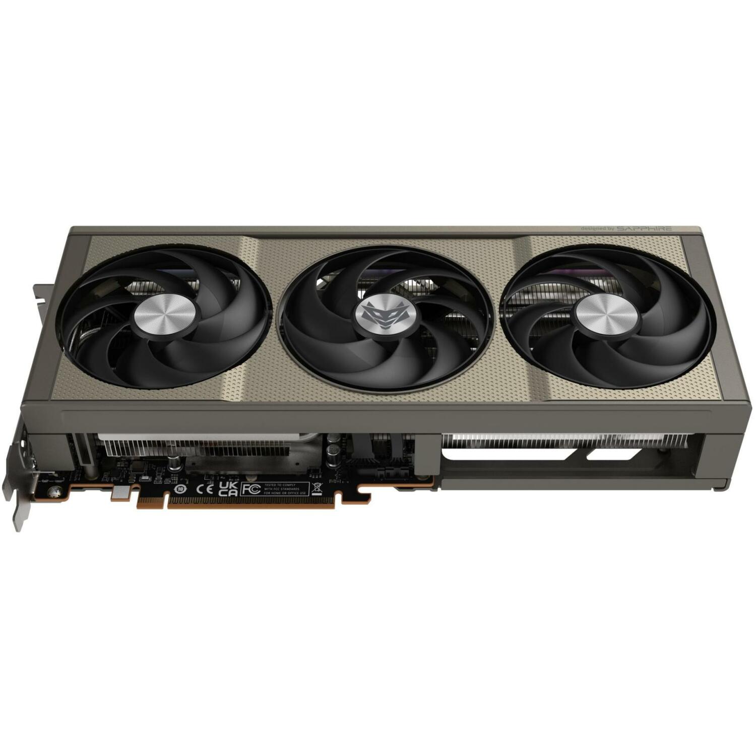 Sapphire Видеокарта 11350-01-20G 16GB GDDR6, PCIe x16 5.0, 7680x4320, 3 вентилятора, AMD FreeSync (11350-01-20G)