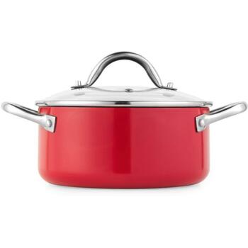 Russell Hobbs Riviera 4-х предметный набор сковород RH03821, красный/черный, алюминий, 4 шт., совместим со всеми плитами (RH03821)