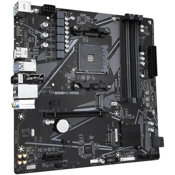 Mainboard|GIGABYTE|AMD B550|Socket AM4|micro ATX|RAM DDR4-SDRAM|4xSlots|Wi-Fi Yes|Bluetooth Yes|2xNumber of M.2 (M) slots|GIGABYTE B550M K WIFI6E|B550MKWF6E (B550M K WF6E)
