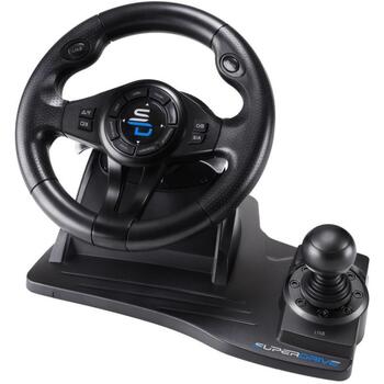 Subsonic Игровое колесо GS 550 SA5596-NG, 270°, 25см, USB, PC, PlayStation 3, PlayStation 4, XBOX One, XBOX Series S (SA5596-NG)