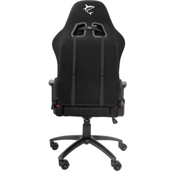 White Shark DARK DEVIL игровое кресло, 120кг, 46-56см, 160°, 2D подлокотники, подушки для головы и поясницы, черный/красный (DARK DEVIL)