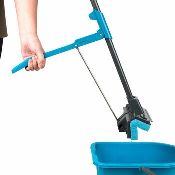 Beldray Sūkļa mazgājamā slota LA050915FEU7, 120cm, 18cm, 13cm, melna/zila, metāls/plastmasa/poliesters, ar izgriešanas funkciju (LA050915FEU7)