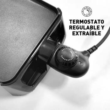 Jata Гриль GR195R, 2200 W, 460 x 250 мм, электронное управление, съемный термостат, легкая очистка, холодные ручки (GR195R)