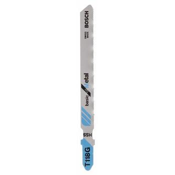 Figūrzāģa asmeņi metālam, HSS, 74 mm, T 118 G, 2609256731, BOSCH (2609256731)
