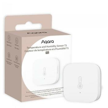 Aqara Датчик температуры и влажности TH-S02D, Белый, 36 × 36 × 9 мм, 0.027 кг, ZigBee (TH-S02D)