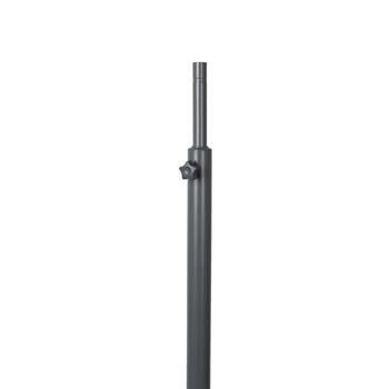Grīdas statīvs terases sildītājam regulējams ar aizsardzību pret apgāšanos 138-175cm Ø47cm Floorstand Tip-over Round Base Eurom (334029)