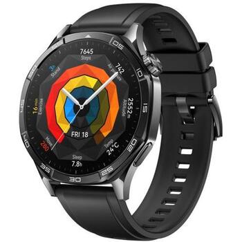 Huawei Умные часы WATCH GT 5 Vili-B19F 55020DKM, 46мм, AMOLED 1.43 дюйма, 466x466 пикселей, GPS, NFC, Bluetooth 5.2, IP68, 14 дней (55020DKM)