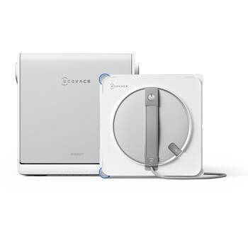 Ecovacs Робот для мытья окон WINBOT W2S OMNI, 8000 Па, 110 мин, технология TruEdge, WIN-SLAM 4.0 (WINBOT W2S OMNI)