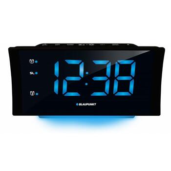 Blaupunkt Часы-радио CR80USB, 47mm, 95.6mm, FM приемник, USB порт, двойная функция будильника, датчик температуры (RADIOBUDZIK CR80USB)
