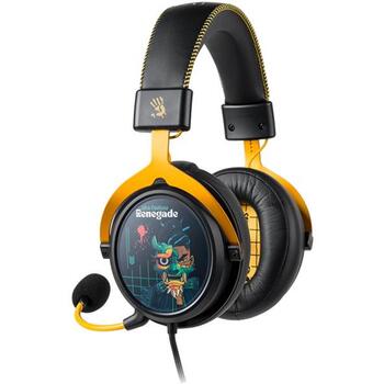 A4Tech Наушники A4Tech Bloody M595 Renegade Midnight A4TSLU47738, 2.3m, 105dB, 20-20000Hz, 32Ω, M.O.C.I. HybridCore (A4TSLU47738)