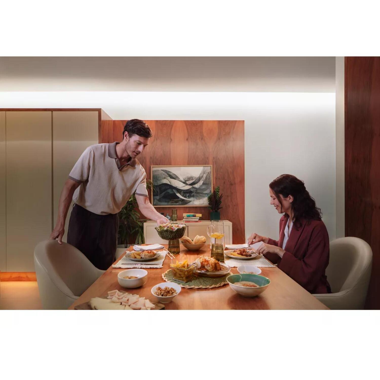Philips Hue Flux Base Kit 8721103088512, 10м, 29Вт, 60Вт, 6500K, 2900лм, IP20, Zigbee, регулируемый (8721103088512)