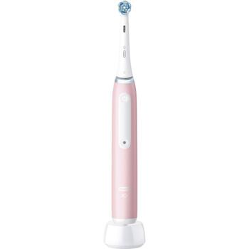 Braun Elektriskā zobu birste Oral-B iO Series 3 8006540731222, rozā krās., 1 galviņa, 3 režīmi, akumulators, uzlādes statīvs (8006540731222)