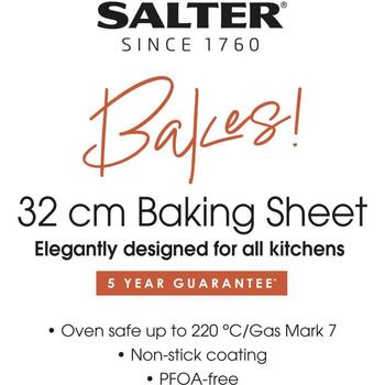 Salter Противень BW12560EU7, 32.5см, черный, углеродная сталь, 220°C, антипригарное покрытие, 1 шт. (BW12560EU7)