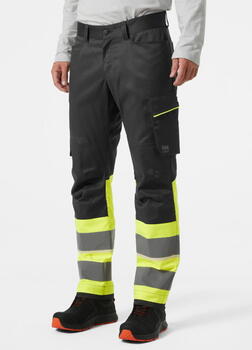 Helly Hansen darba bikses 77513_369-C54, C54, dzeltenas/melnas, 1. klase EN ISO 20471, VizLite Dual, 2-virzienu elastīgs audums (77513_369-C54)