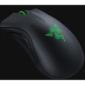 Razer DeathAdder V3 RZ01-04640100-R3M1 datorpele, 30000 dpi, USB-A, 6 pogas, optiskais sensors, 70 G, 750 ips, melna (RZ01-04640100-R3M1)