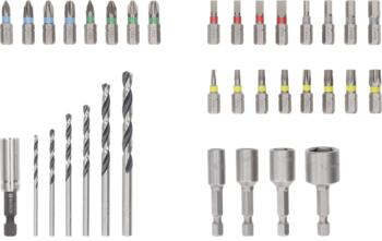 EXTRA HARD SKRŪVGRIEŽA UZGAĻU UN METAL HSS URBJU KOMPLEKTS, 35 GAB. BOSCH 2607017729 (2607017729)