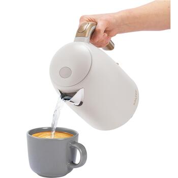 Salter Чайник EK6085OBVDE, 1.7л, 3000Вт, кремовый, 360° поворот, индикатор уровня воды, автоотключение, защита от перегрева (EK6085OBVDE)
