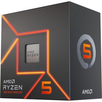 Amd Ryzen 5 7600 procesors 100-100001015BOX, 3.8 GHz, 6 kodoli, 12 pavedieni, 32 MB L2 & L3, 5 nm, 65 W (100-100001015BOX)