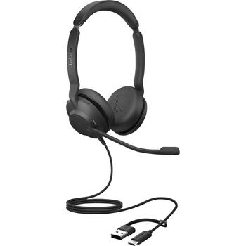 Jabra Evolve2 30 SE, Headset black, UC, USB-C and USB-A, Stereo (23189-989-779)