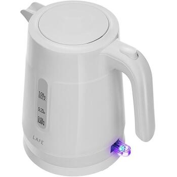 Lafe Электрический чайник Essential S LAFCZA47544, 1.0 л, 1500 Вт, белый, 360° поворотная база, индикатор уровня воды (LAFCZA47544)
