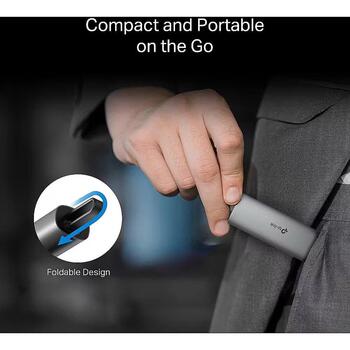TP-Link USB Type-C к RJ45 гигабитный Ethernet адаптер, UE310C, 1, 1000 Mbit/s, без MU-MIMO, без PoE (UE310C)