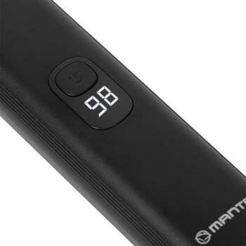 Manta Matu un bārdas trimmeris HT-01BK, 6 uzgaļi, 3-12mm, IPX7, USB-C, precīzi asmeņi, magnētiskie uzgaļi (HT-01BK)