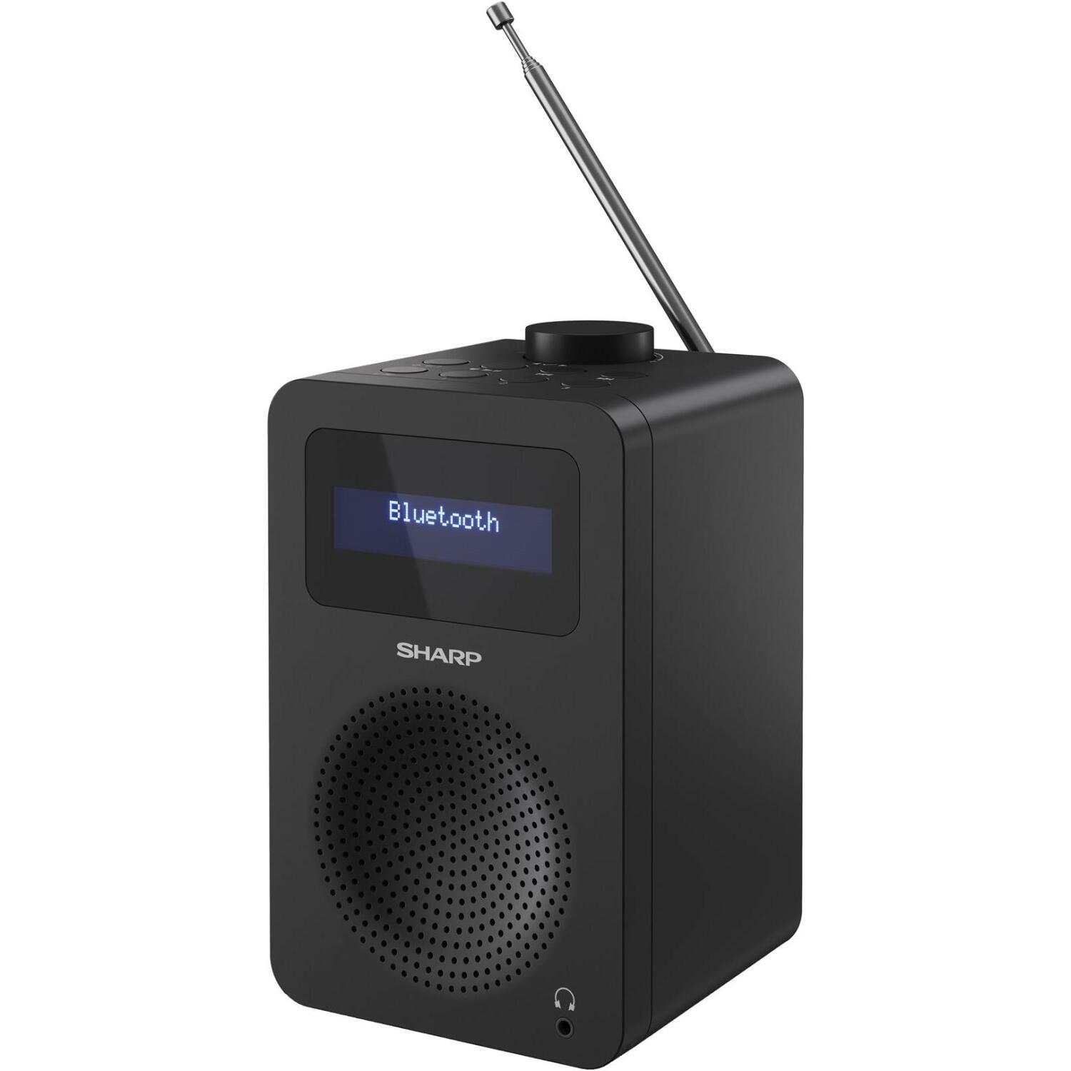Sharp DAB+ радио DR-430(BK), 5W, Bluetooth, ЖК дисплей, черный цвет (DR-430(BK))
