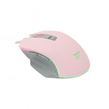 White Shark Мышь GARETH-P, 7 кнопок, 1000-6400 DPI, 32 IPS, 12 G, RGB, 1.8 м, совместима с Windows/Mac (GARETH-P)