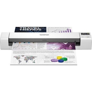 Brother Dokumentu skeneris DS-940DW DS940DWTK1, 15 lappuses/min, Wi-Fi, akumulators, 48-bit krāsa, automātiska abpusēja skenēšana (DS940DWTK1)