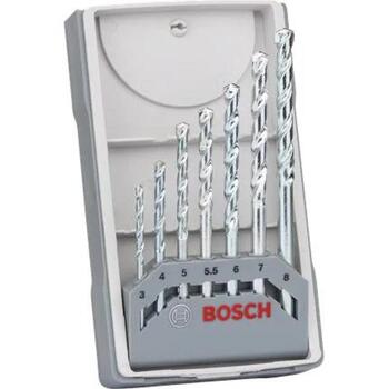 Bosch X-Pro Line 2607017035, 7 urbji mūrim, 3-8mm, 12cm, karbīda, ISO 5468 (2607017035)