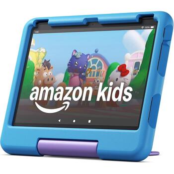 Amazon Fire HD 10 Kids планшет B0CXKWQP3H, 32 ГБ, 10,1 дюйма, 3 ГБ, 13 ч, синий, родительский контроль, USB-C (B0CXKWQP3H)
