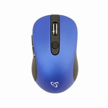 Sbox Мышь WM-911BL, 6D, 1600 DPI, 10м, 2,4 GHz, USB 2.0, синий, резиновое покрытие (WM-911BL)