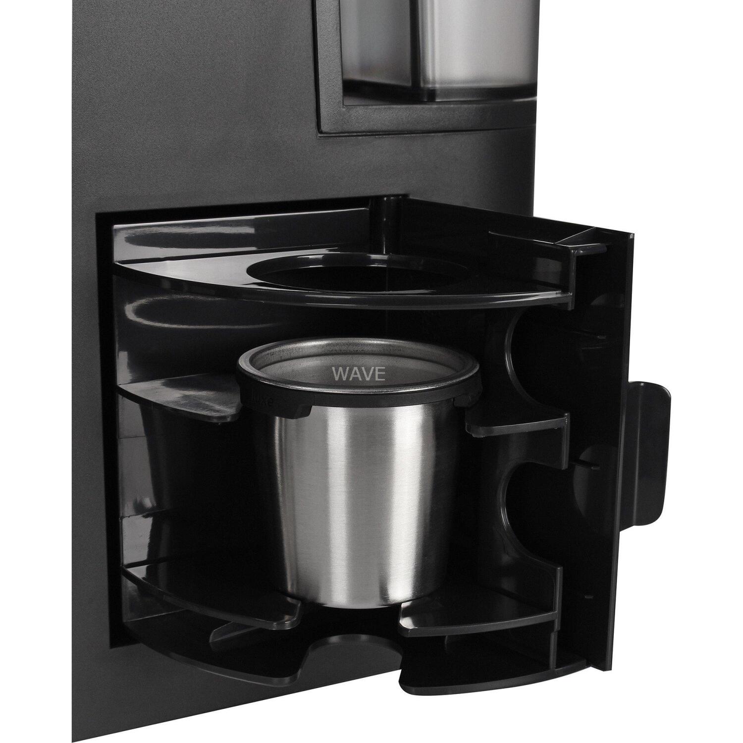 Ninja Espresso кофемашина ES501EU, 1750 Вт, 2 л, 9 бар, 250 г, полуавтоматическая, встроенная кофемолка, капучинатор (ES501EU)