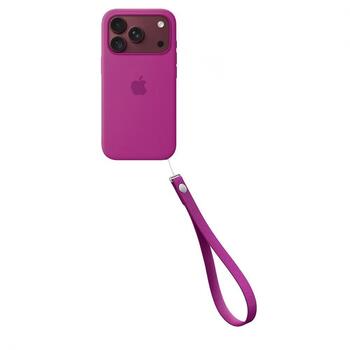 Apple Rokas siksna MKF64ZM/A, 39.1 cm, magenta, rPET, magnēti, saderīga ar iPhone un AirPods Pro (MKF64ZM/A)