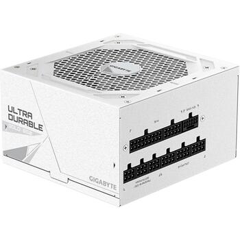 Gigabyte UD850GM PG5 ICE barošanas bloks, 850 W, 80 PLUS Gold, pilnībā modulārs, 120 mm ventilators, ATX 3.1 (GP-UD850GM PG5 ICE)
