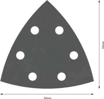 Svārstību daudzfunkcionālajiem darbarīkiem, delta slīpmašīnām PRO F355 SLĪPLOKSNE BOSCH 2608605198 (2608605198)