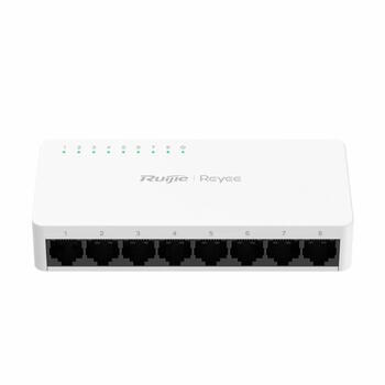 Ruijie Reyee RG-ES08F | 8-портовый 10/100 Mbps Неуправляемый Коммутатор — Белый Корпус (RG-ES08F)