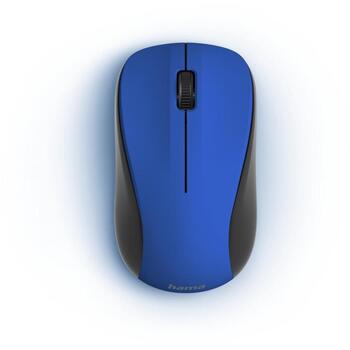 Hama беспроводная мышь MW-300 V2 173021, 1200 DPI, 10 м, 3 кнопки, USB, 2 AAA батарейки (00173021)