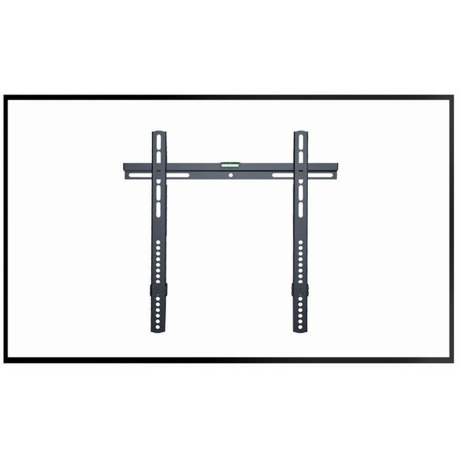 Gembird sienas stiprinājums WM-55F-03, atbalsta 32-55'' televizorus, VESA 200x200-400x400 mm, maksimālā slodze 40 kg, melns (WM-55F-03)