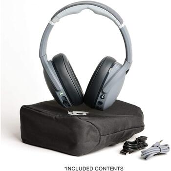 Skullcandy беспроводные наушники Crusher Evo S6EVW-N744, 40ч, 32Ом, Bluetooth 5.0, микрофон, серый (S6EVW-N744)
