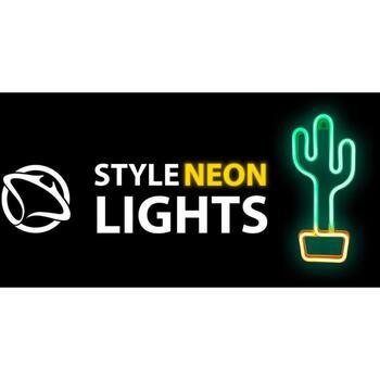 Manta Неоновые огни SNL07GN, 5W, 5V, 2м USB кабель, зеленый/желтый, подвесное кольцо (SNL07GN)