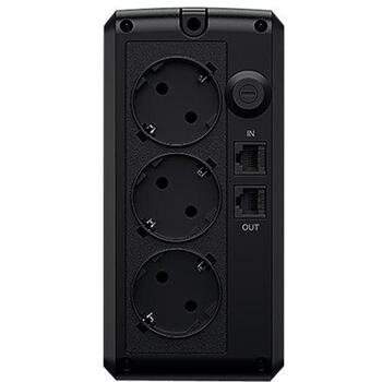 CyberPower Источник бесперебойного питания UT850EG UT850EG-FR, 850ВА, 425Вт, 230В, 3x розетки, Line-Interactive, AVR, USB, 4мс (UT850EG)