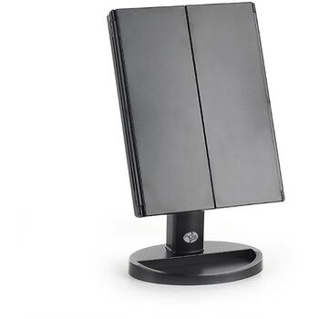 Rio Складное LED зеркало для макияжа MMFD-EU/1,6, 2x/3x, USB 5V, 180° поворотное, сенсорное включение (MMFD-EU/1,6)
