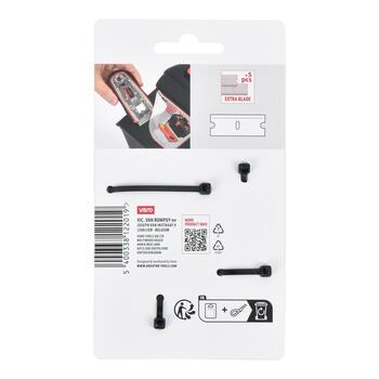 Kreator metāla skrāpis KRTH00501, 38 mm, 5 asmeņi, pretbīdes rokturis, slīdošs fiksators (KRTH00501)