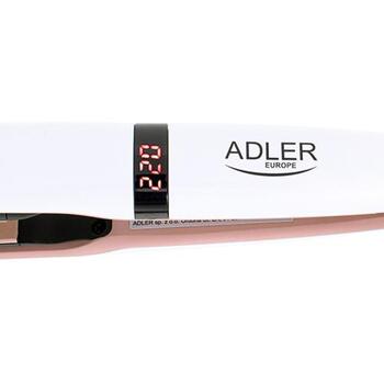 Adler выпрямитель для волос AD 2321, 45 Вт, 140-220 °C, ЖК-дисплей, керамическая система нагрева (AD 2321)